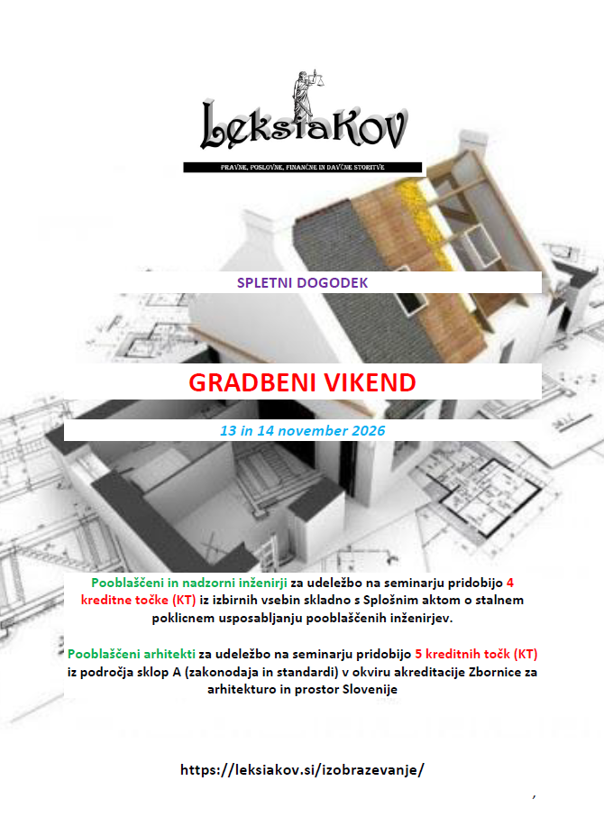GRADBENI VIKEND