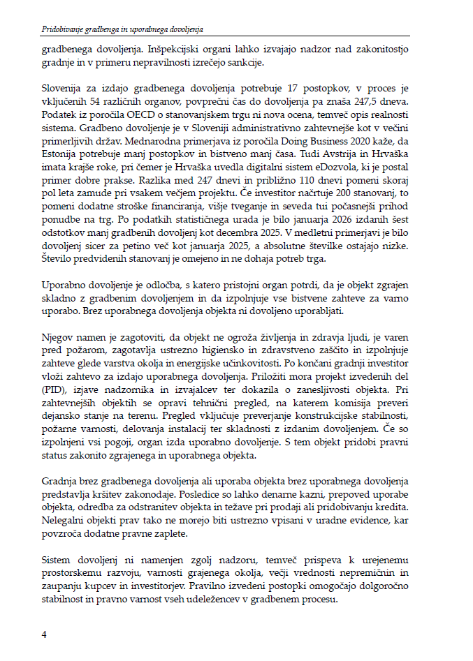 PRIDOBIVANJE GRADBENEGA IN UPORABNEGA DOVOLJENJA - slika 5