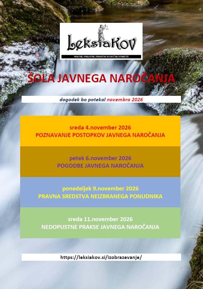 ŠOLA JAVNEGA NAROČANJA